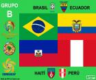 Группа B Копа Америка Сентенарио формируется путем выбора из Бразилии, Эквадора, Перу и хати